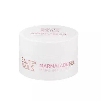 Зефирный строительный гель, 30 г Saute Nails Marmalade gel, цвет marshmallow