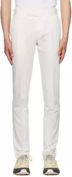 ZEGNA Белые брюки на молнии