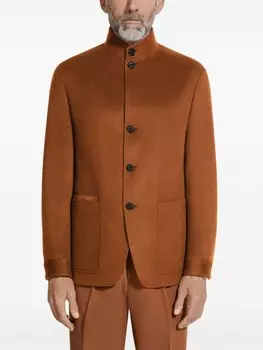 Zegna блейзер Conte Chore, коричневый