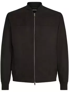 Zegna бомбер Secondskin, черный