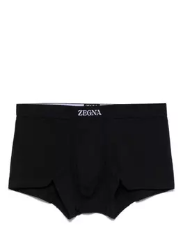 Zegna боксеры с логотипом, черный