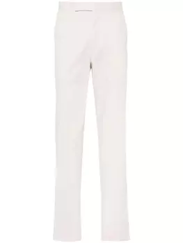 Zegna брюки чинос средней посадки, нейтральный цвет