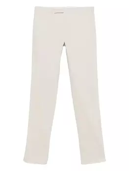 Zegna брюки чинос строгого кроя, белый