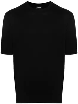 Zegna джемпер тонкой вязки, черный