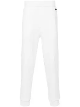 Zegna джоггеры с вышитым логотипом, белый