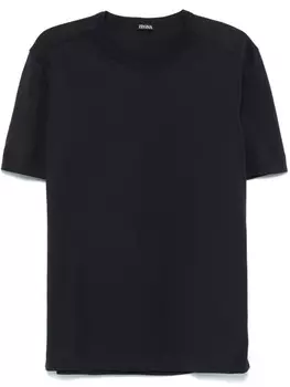 Zegna футболка с круглым вырезом, синий