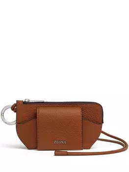 Zegna футляр для очков Vicuna, коричневый