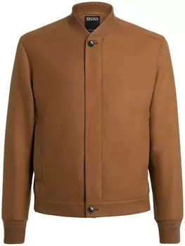 Zegna кашемировый бомбер Elements Oasi, коричневый