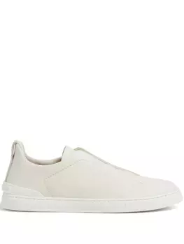 Zegna кеды Triple Stitch, белый