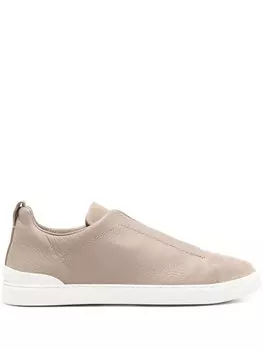 Zegna кеды Triple Stitch, нейтральный цвет