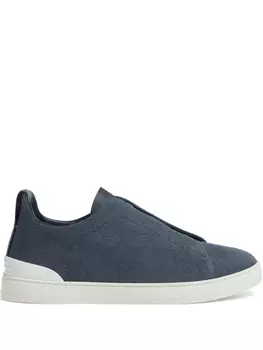 Zegna кеды Triple Stitch, синий