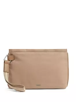 Zegna клатч Ava из канваса, нейтральный цвет