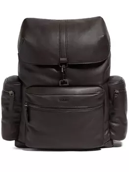 Zegna кожаный рюкзак, коричневый