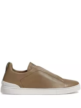 Zegna кроссовки Secondskin с тройным стежком