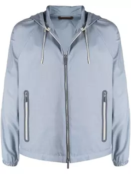 Zegna куртка на молнии, синий