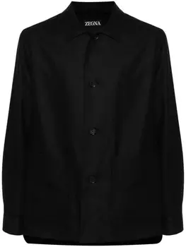 Zegna куртка-рубашка Alpe, синий