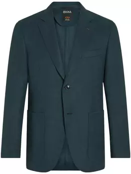 Zegna льняной пиджак, синий