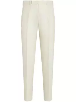 Zegna льняные брюки Oasi, белый