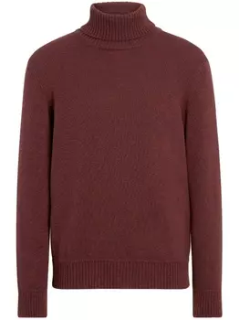 Zegna Oasi roll-neck cashmere jumper, красный