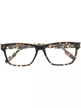 Zegna очки трапециевидной формы, черный