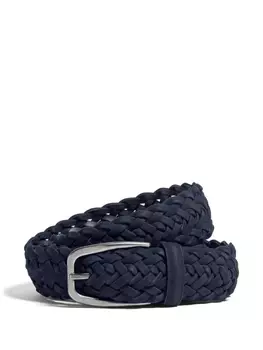 Zegna плетеный ремень, синий