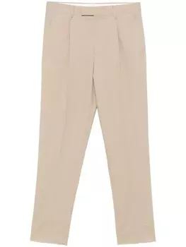 Zegna плиссированные брюки, серый