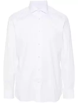 Zegna поплиновая рубашка, белый