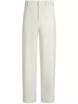 Zegna прямые брюки, белый