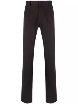 Zegna прямые брюки чинос, коричневый