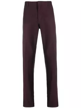 Zegna прямые брюки чинос средней посадки, фиолетовый