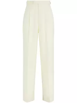 Zegna прямые брюки, желтый