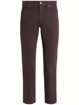 Zegna прямые джинсы Roccia, красный