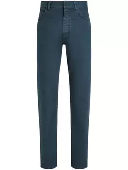 Zegna прямые джинсы, синий