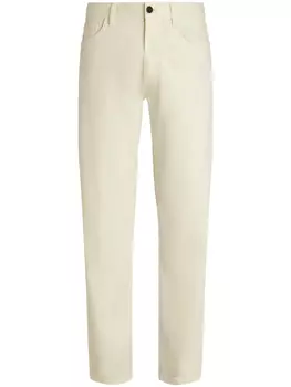 Zegna прямые джинсы, желтый