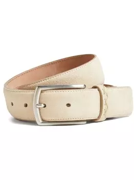 Zegna ремень с декоративной строчкой, нейтральный цвет