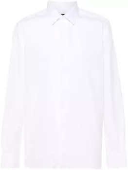 Zegna рубашка на пуговицах, белый