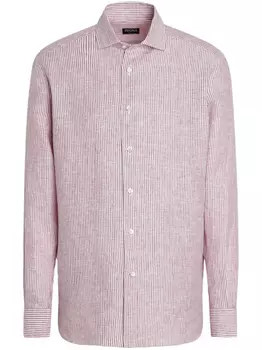 Zegna рубашка Oasi, красный