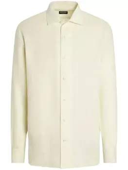 Zegna рубашка Oasi, желтый