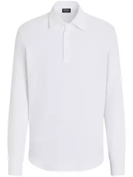 Zegna рубашка поло, белый