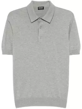Zegna рубашка поло, серый