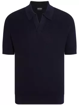 Zegna рубашка поло, синий