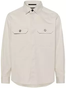 Zegna рубашка с длинными рукавами, нейтральный цвет