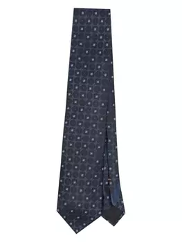 Zegna шелковый галстук, синий