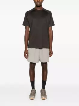 Zegna шерстяная футболка, коричневый