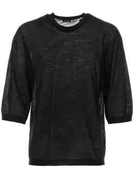 Zegna шерстяной джемпер, черный