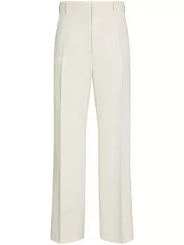 Zegna шерстяные брюки, белый