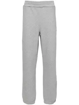 Zegna спортивные брюки с логотипом, серый