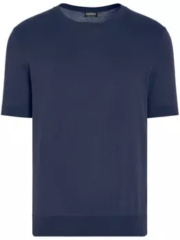 Zegna трикотажная футболка, синий