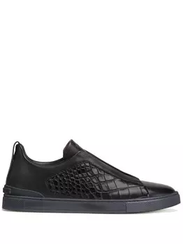 Zegna Triple Stitch sneakers, синий