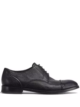 Zegna туфли дерби Siena Flex, черный